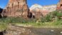 landscape with a river and mountain