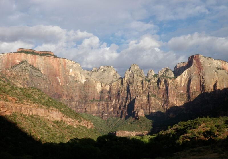 scenic view of mountains in Zion National Park