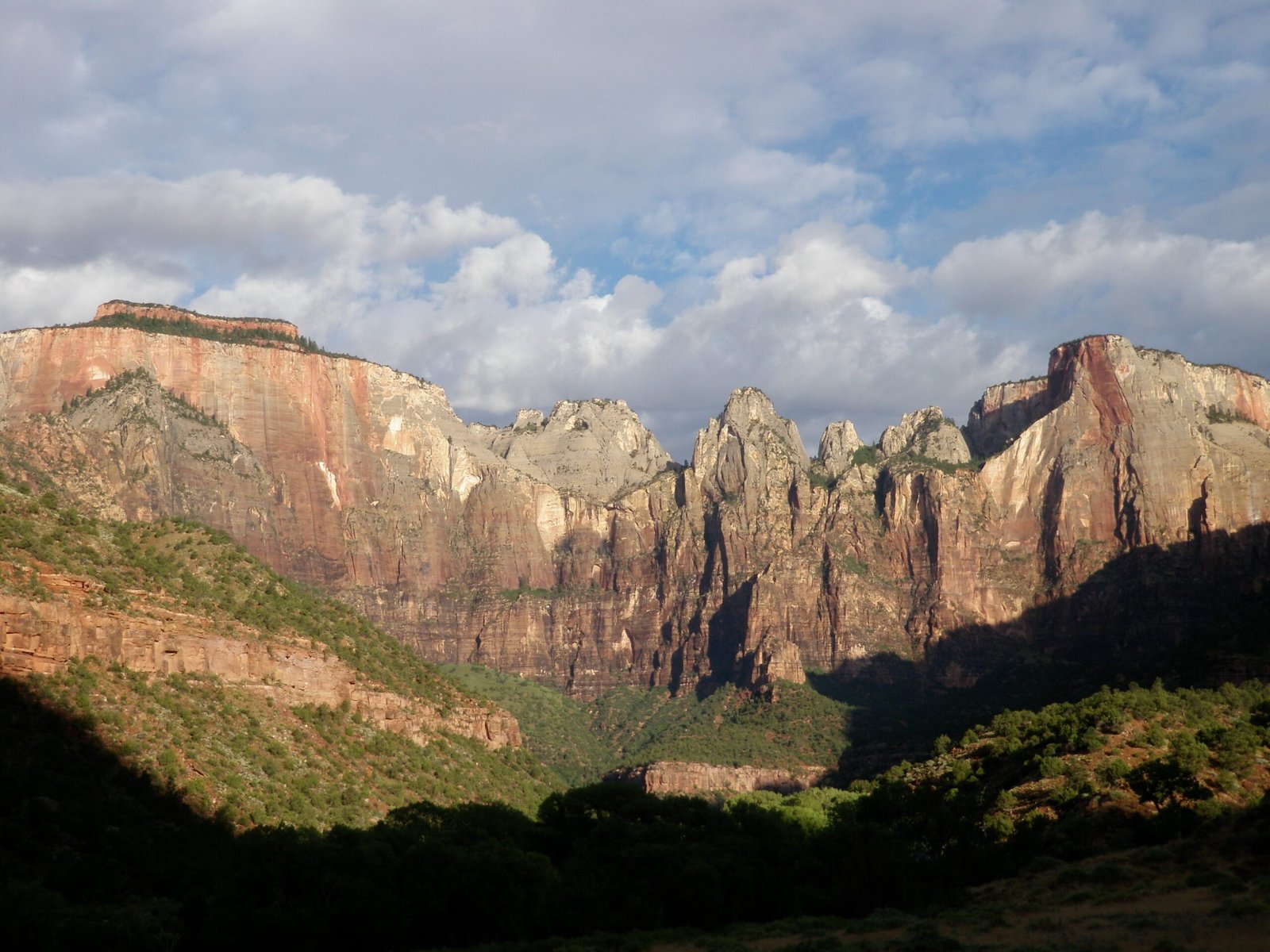 scenic view of mountains in Zion National Park