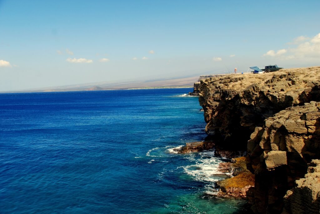 Sea cliffs at Ka Lae (South Point)