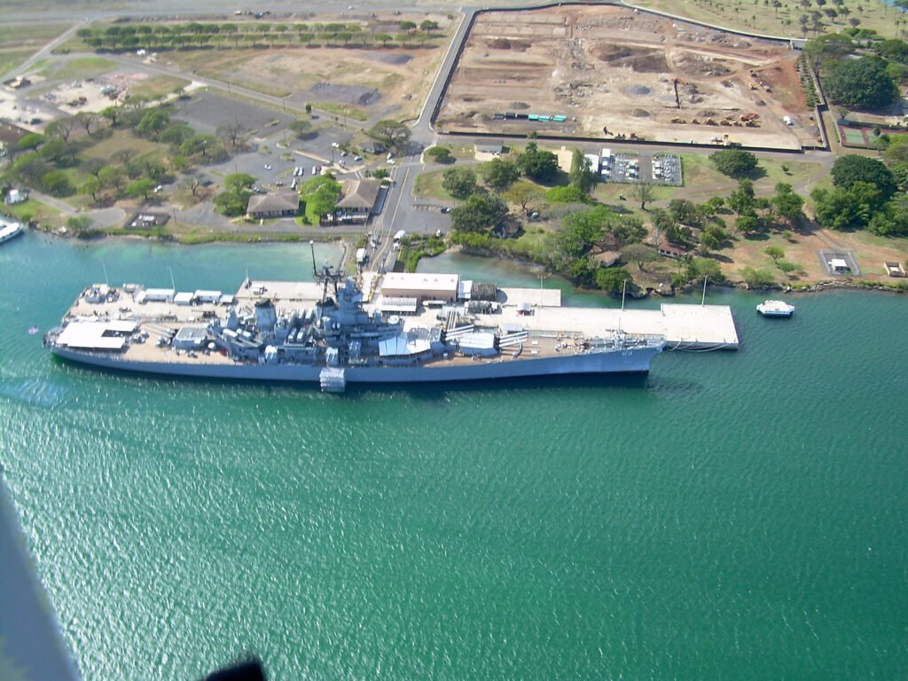Battleship Missouri at Pearl Harbor